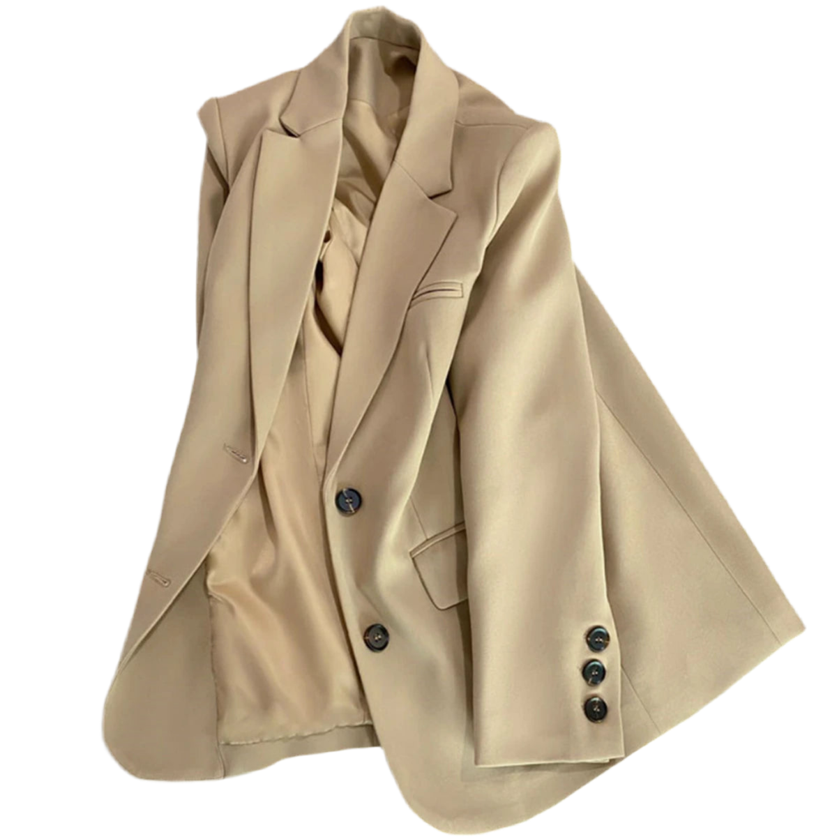 Women's Chic Slim Brown Blazer