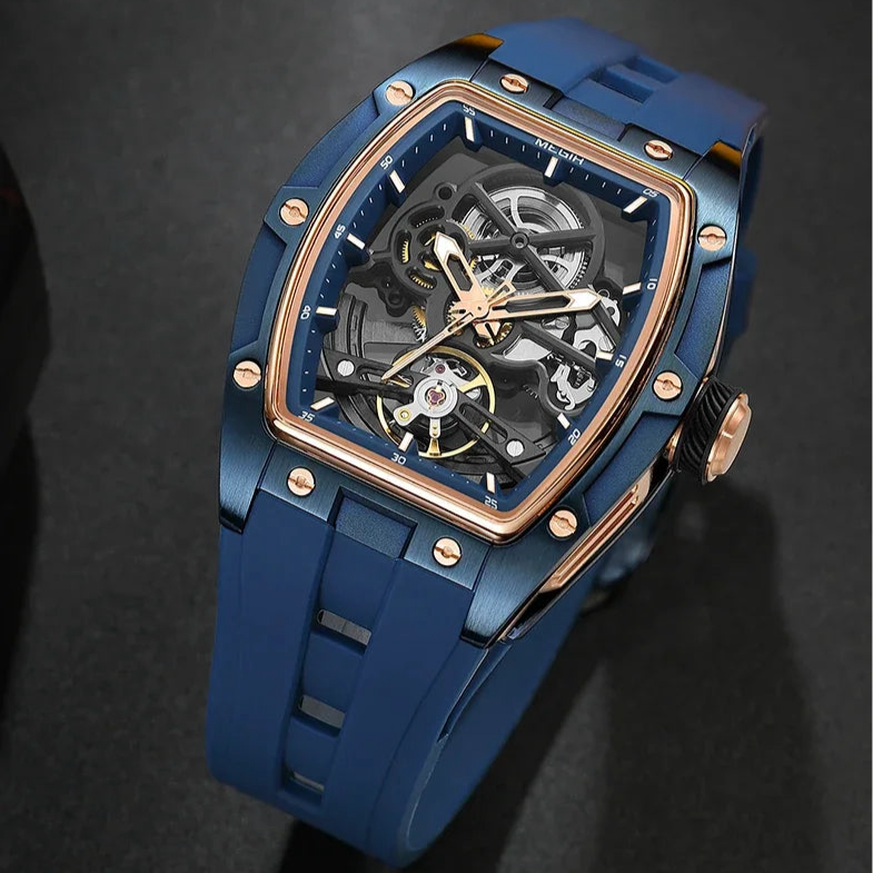 Automatic/Mechanical Skeleton Dial Sports Watch