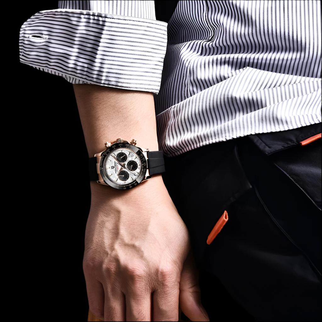 Premium ‘Genuine’ Pagani Design V2 'Relogio Masculino' Retro Sapphire Watch