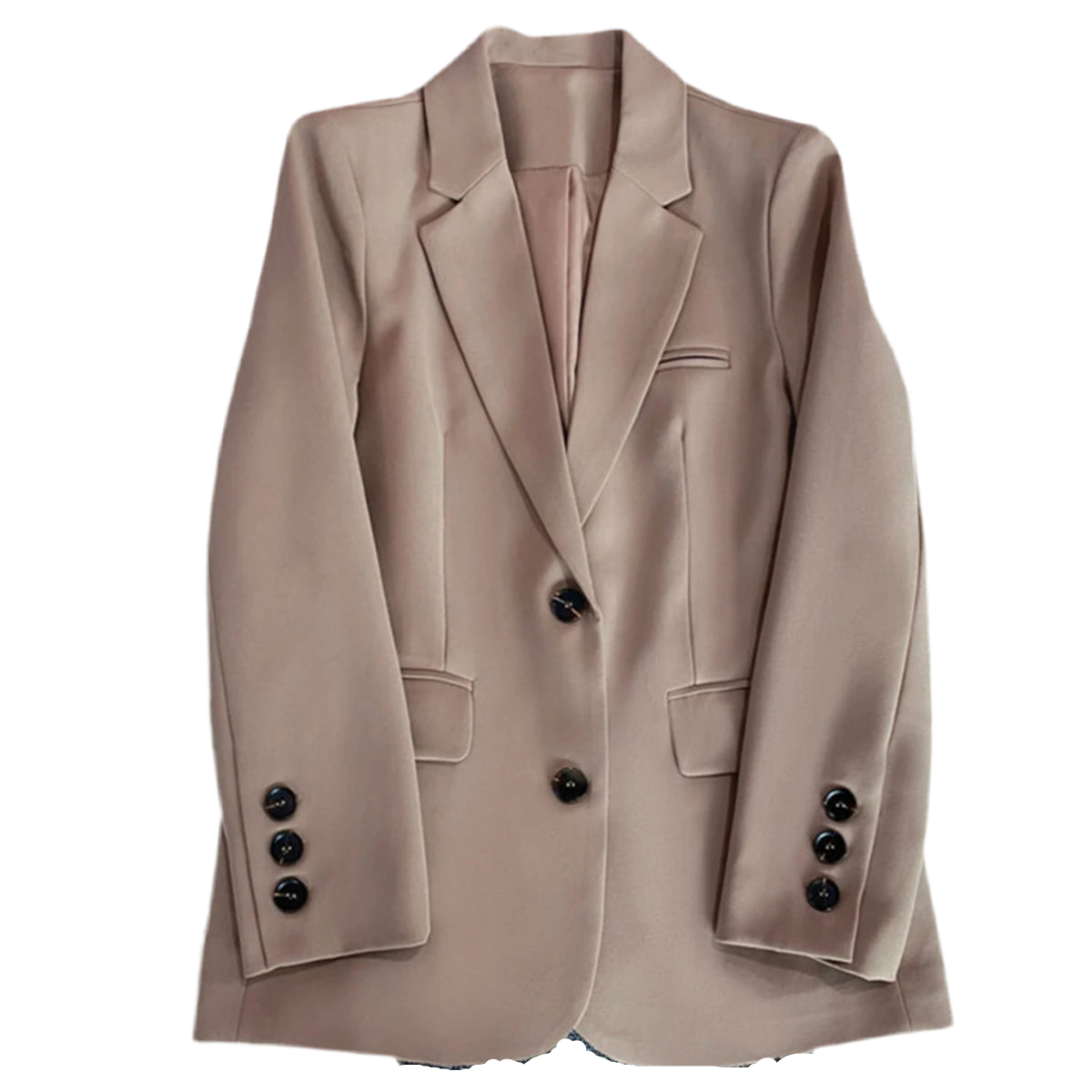 Women's Chic Slim Brown Blazer