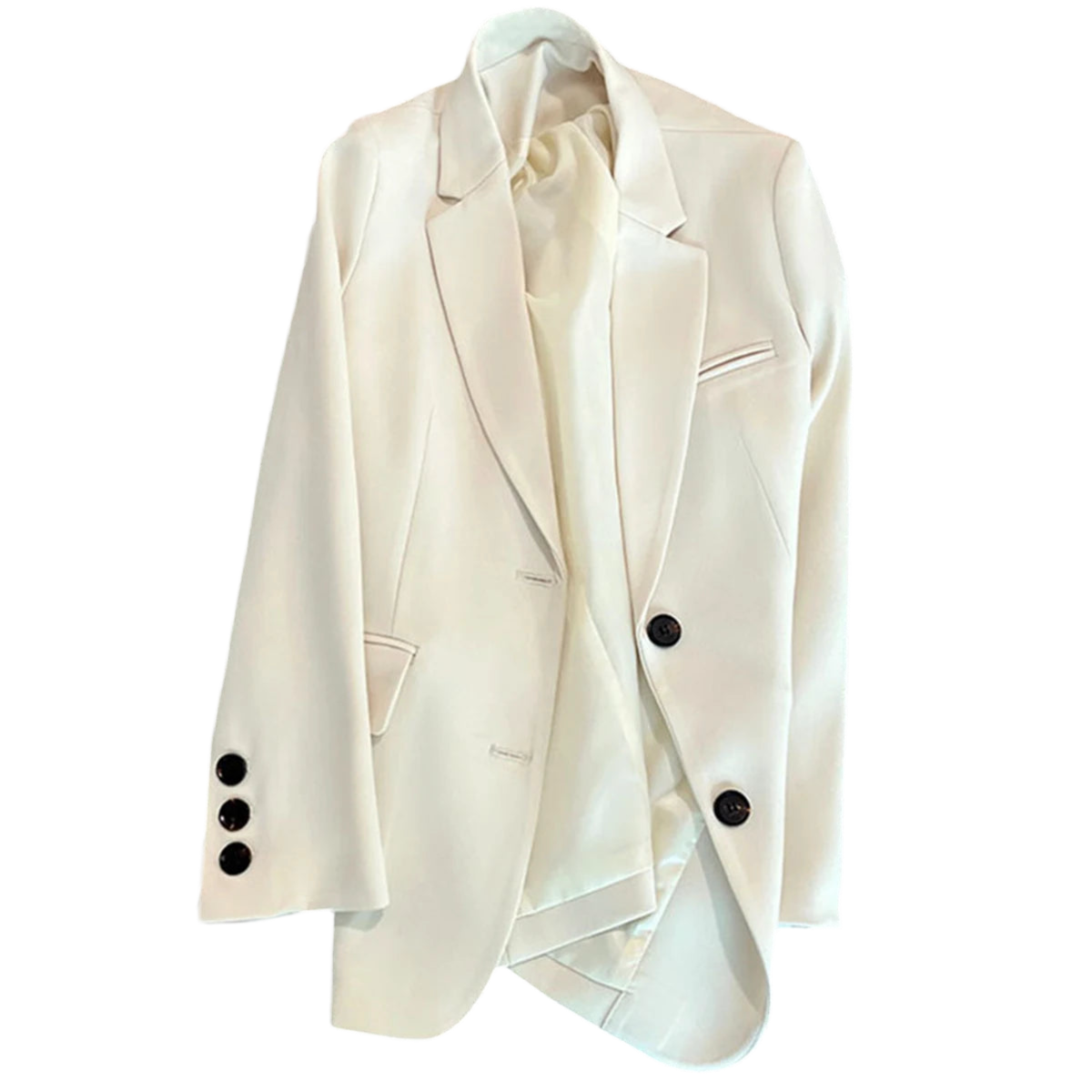 Women's Chic Slim Brown Blazer