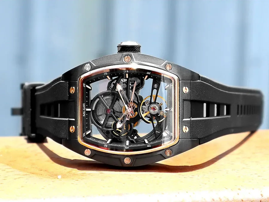 Automatic/Mechanical Skeleton Dial Sports Watch