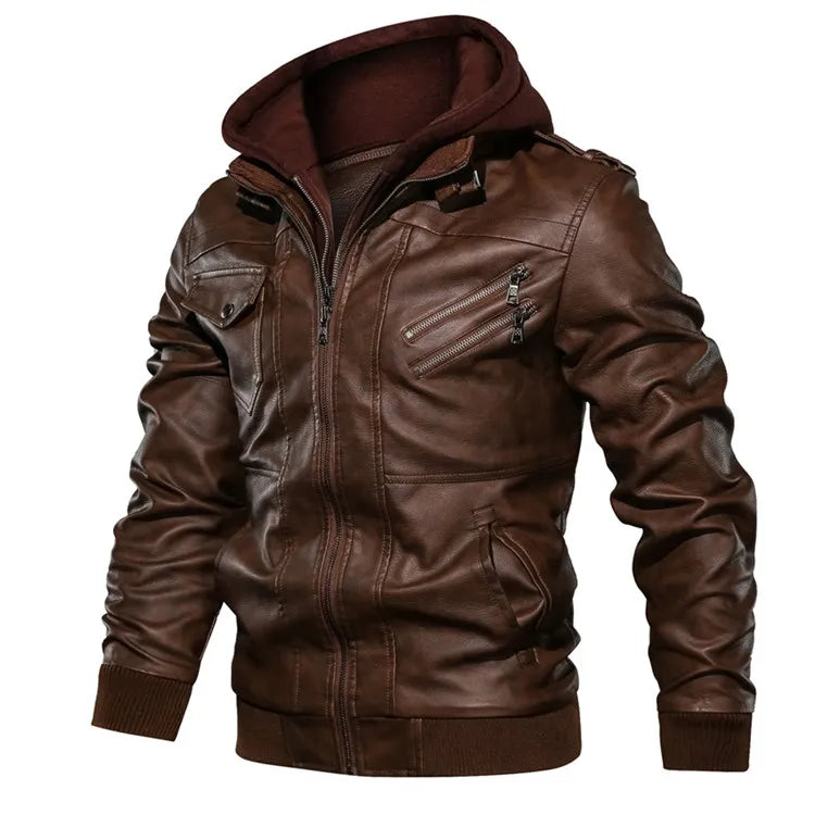 Men's PU Leather Biker Jackets