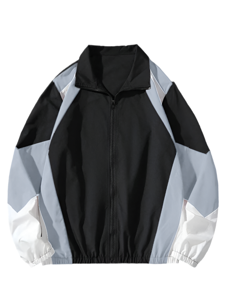 Men's Lightweight Colour-Block Windbreaker