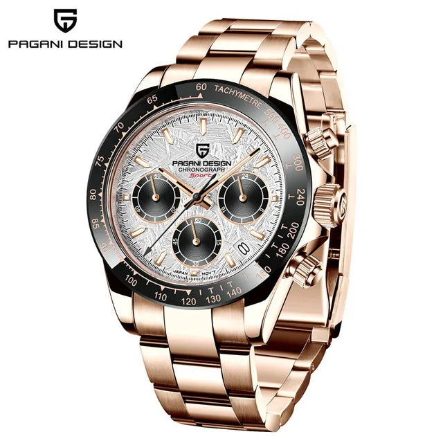 Premium ‘Genuine’ Pagani Design V2 'Relogio Masculino' Retro Sapphire Watch