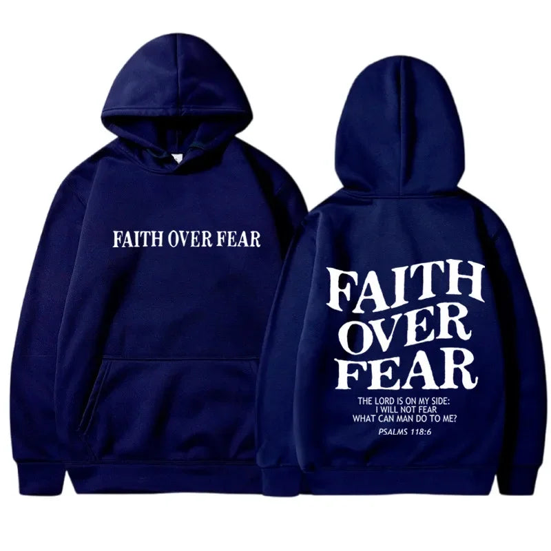'FAITH OVER FEAR' Harajuku Hoodie