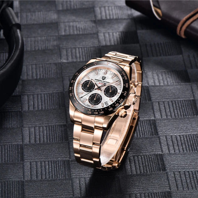 Premium ‘Genuine’ Pagani Design V2 'Relogio Masculino' Retro Sapphire Watch