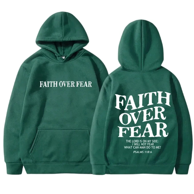 'FAITH OVER FEAR' Harajuku Hoodie