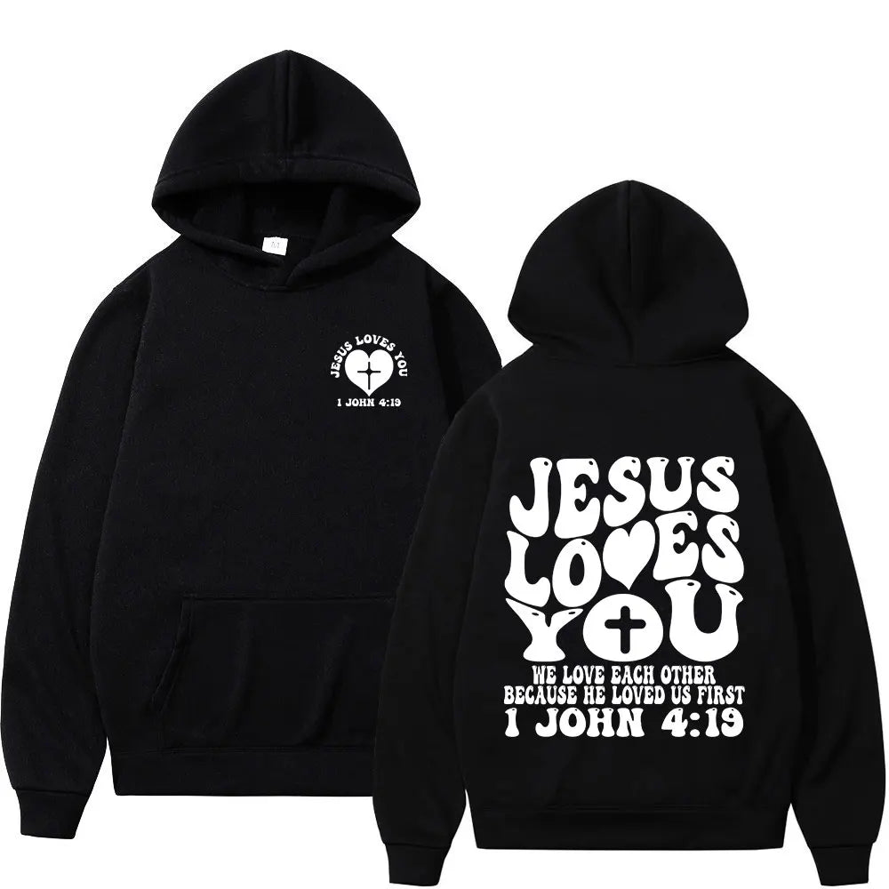 Christian 'Faith Over Fear' Bible Verse Hoodies