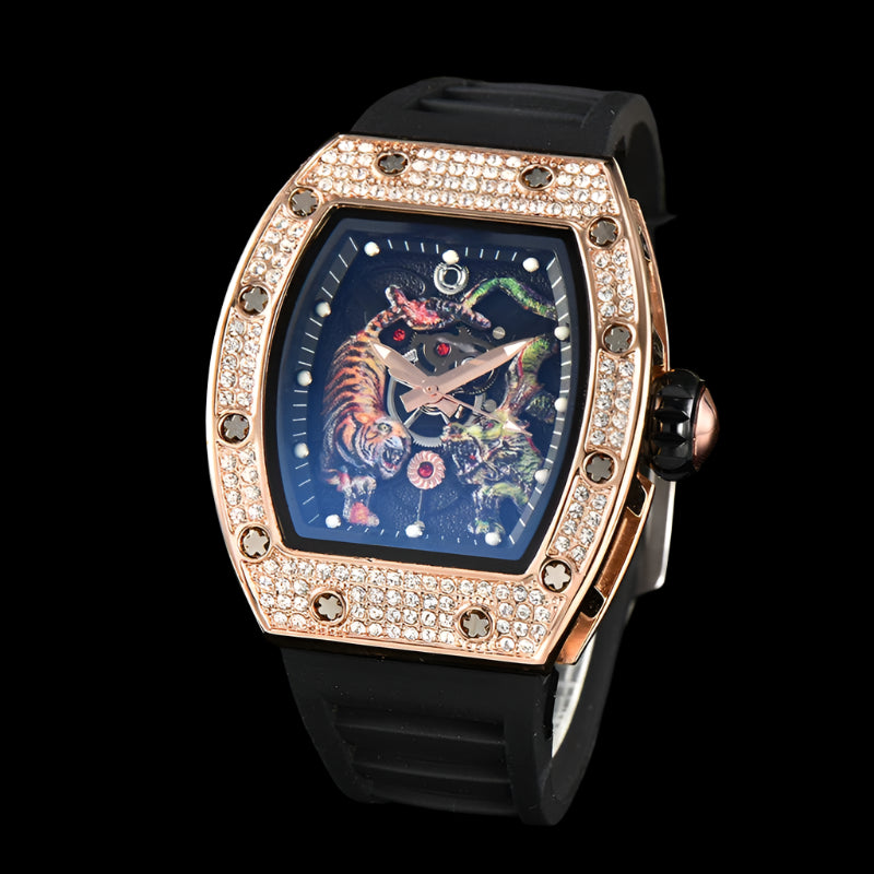 Electro-Plated 'Diamond' Barral Quartz Watch
