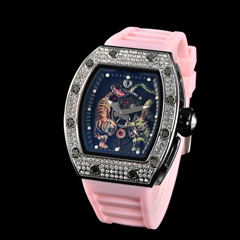 Electro-Plated 'Diamond' Barral Quartz Watch