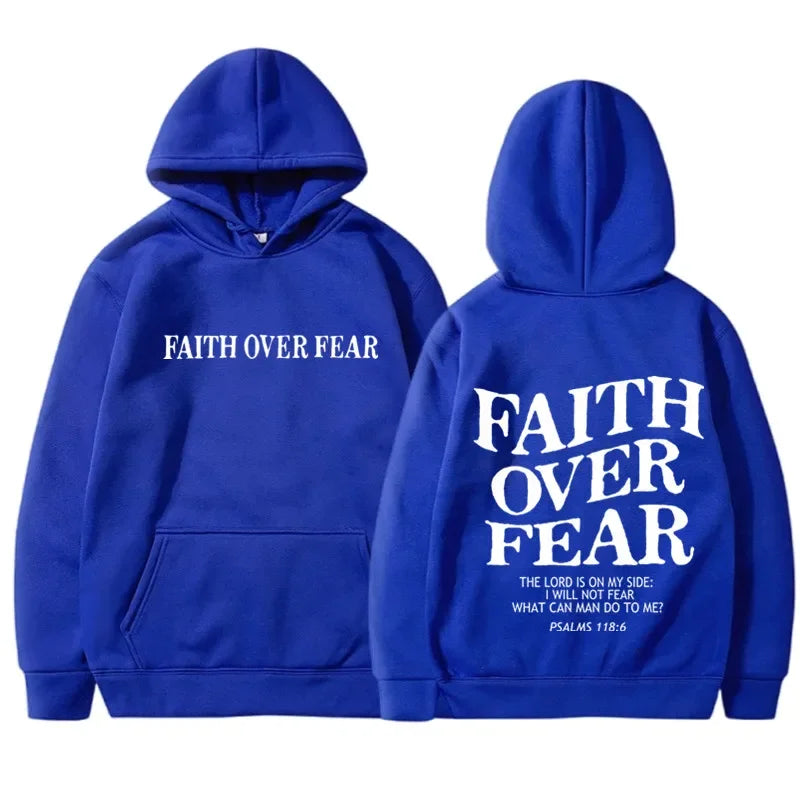 'FAITH OVER FEAR' Harajuku Hoodie