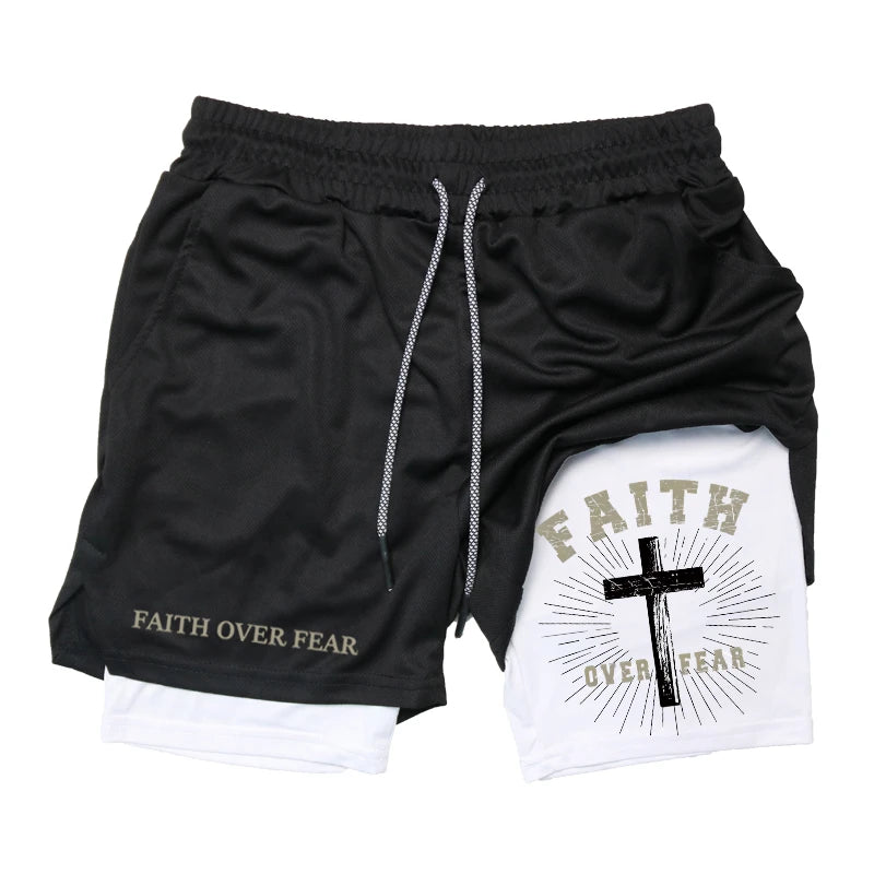 Men's Holy 2-in-1 Performance Gym Shorts