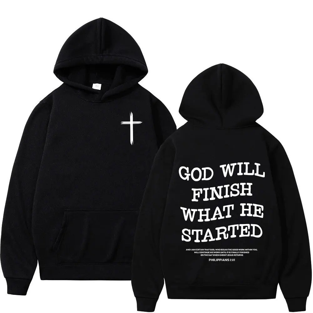 Christian 'Faith Over Fear' Bible Verse Hoodies