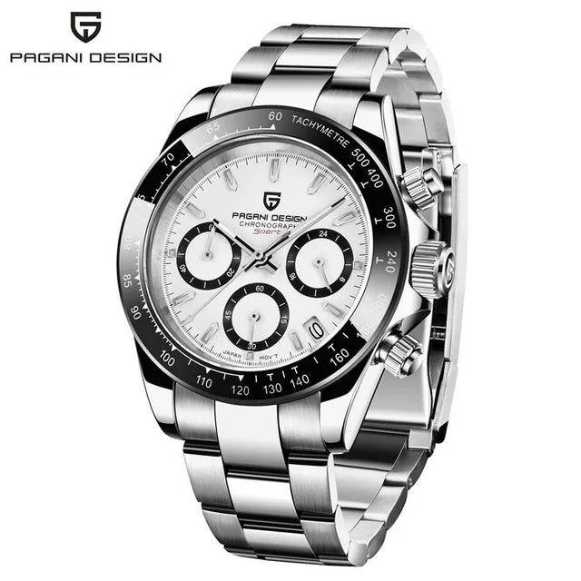 Premium ‘Genuine’ Pagani Design V2 'Relogio Masculino' Retro Sapphire Watch