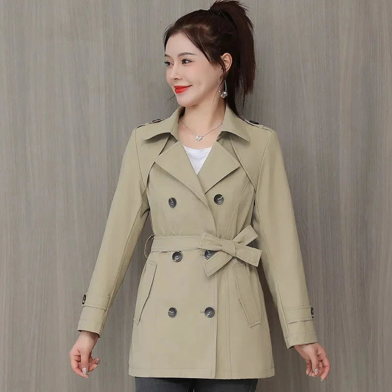 Women's 2024 Belted Spring Windbreaker