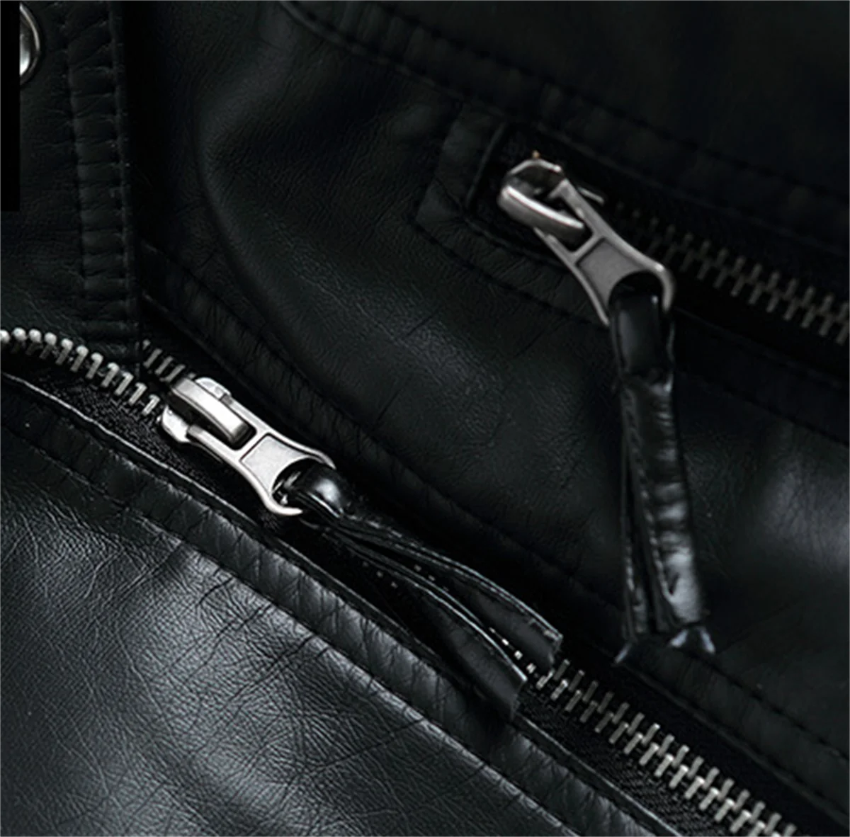 Women's 2024 Chic Leather Moto Jacket