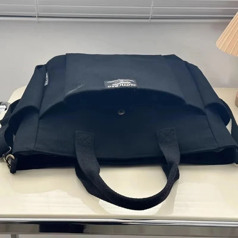 Urban Minimalist Canvas Commuter Tote