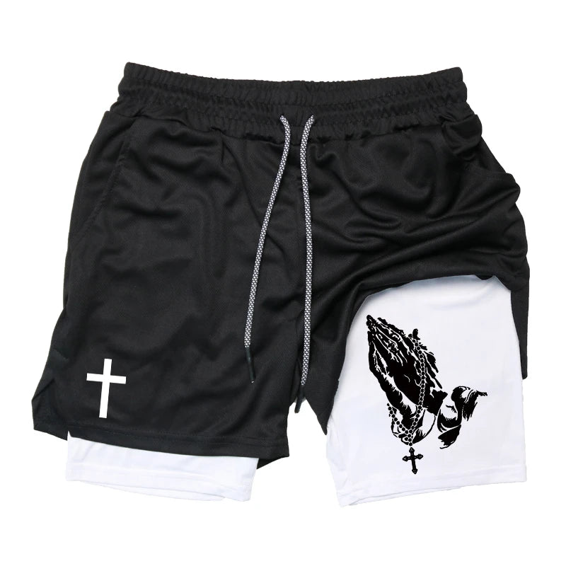 Men's Holy 2-in-1 Performance Gym Shorts