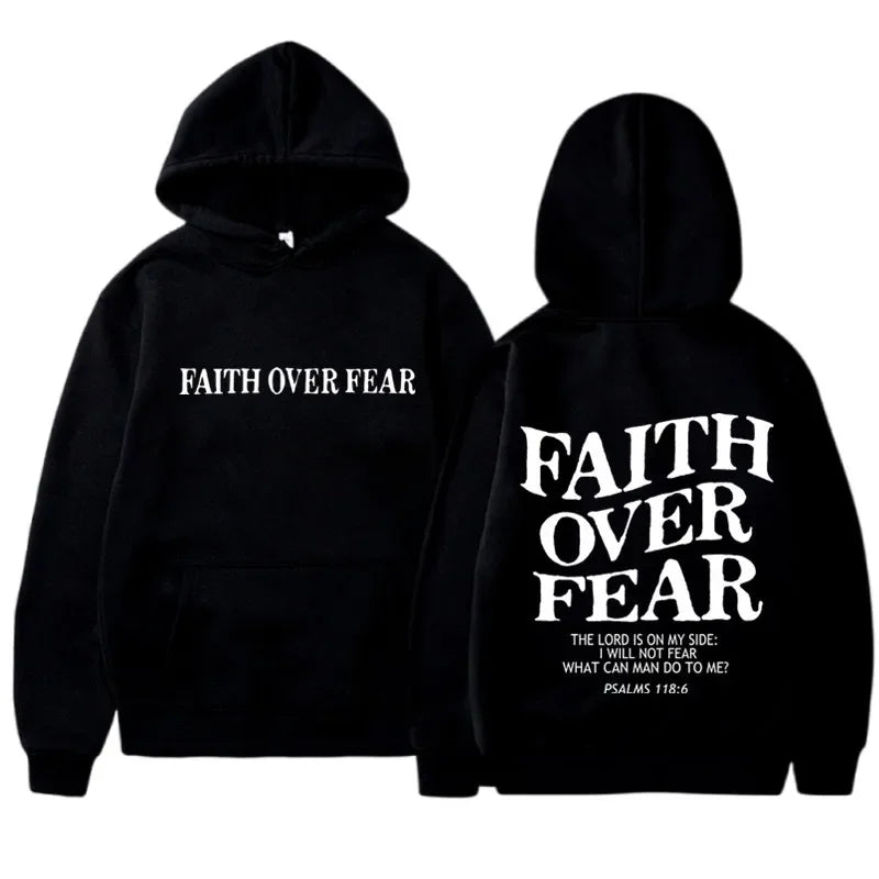 'FAITH OVER FEAR' Harajuku Hoodie