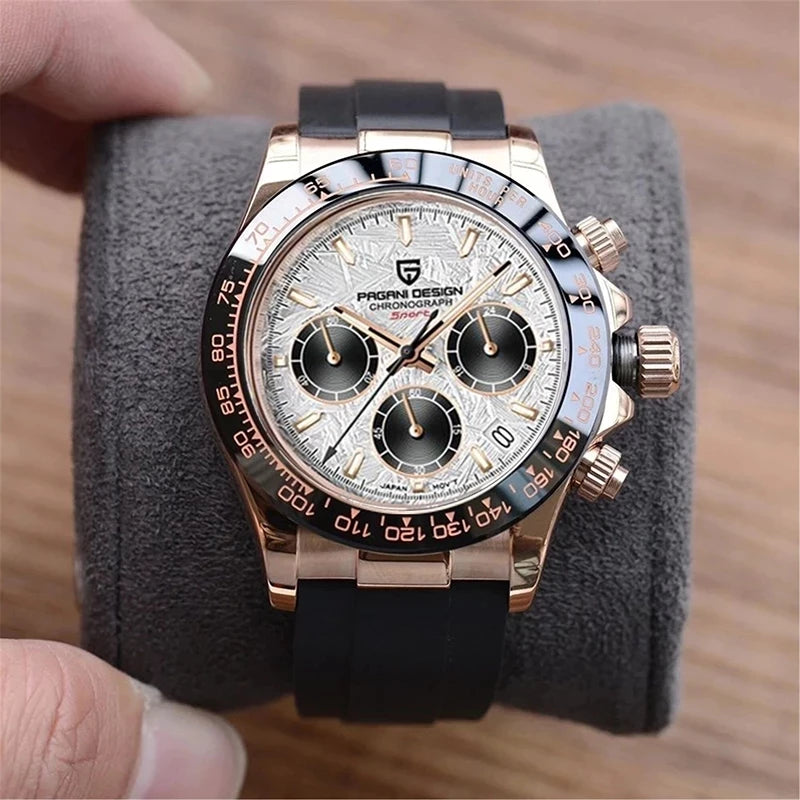 Premium ‘Genuine’ Pagani Design V2 'Relogio Masculino' Retro Sapphire Watch