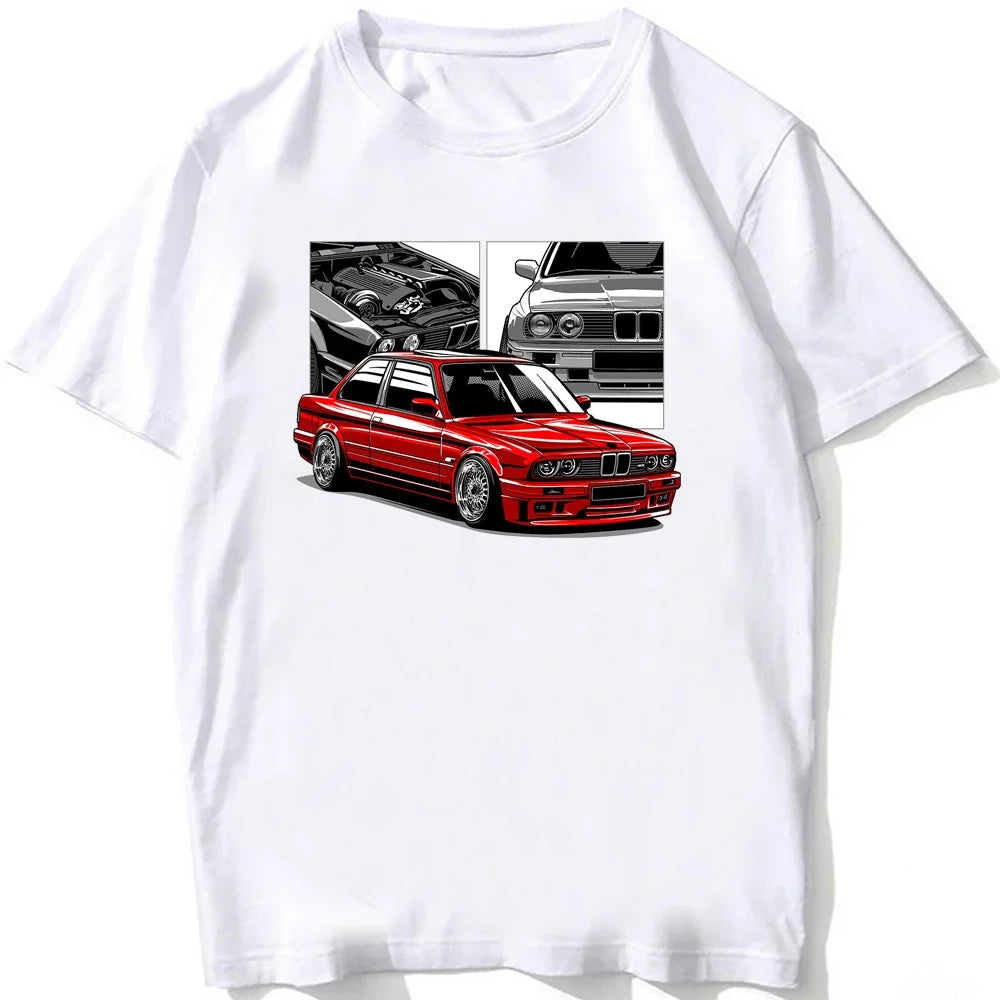 Retro E30 M3 & E34 M5 Euro Tee