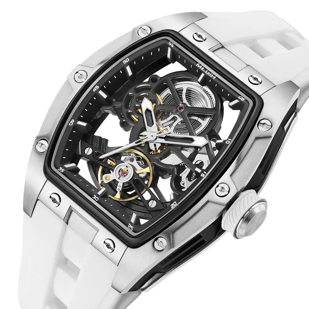 Automatic/Mechanical Skeleton Dial Sports Watch