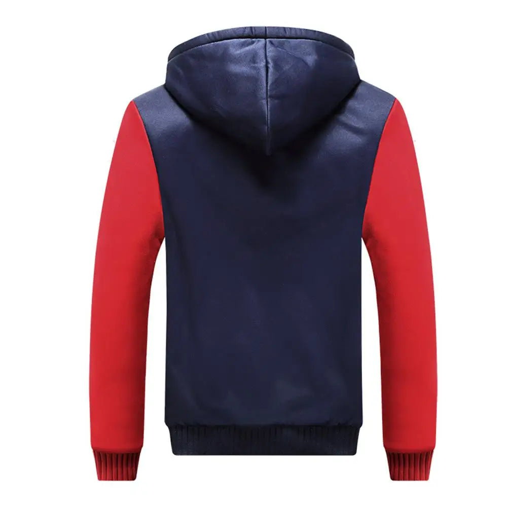 Men's Camo Fleece Winter Jacket