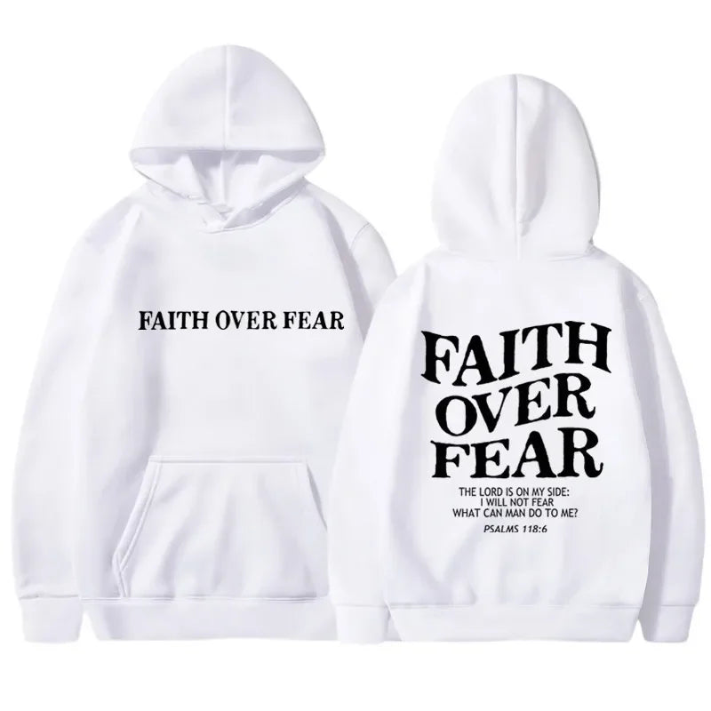 'FAITH OVER FEAR' Harajuku Hoodie
