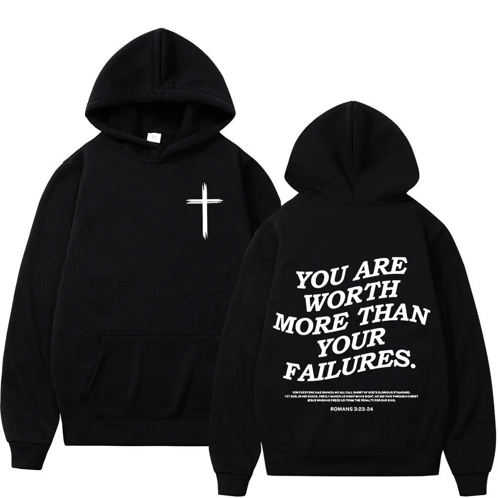 Christian 'Faith Over Fear' Bible Verse Hoodies