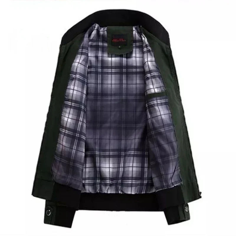 Men's Multi-functional Embroidered Cotton Varsity Jacket (2024)