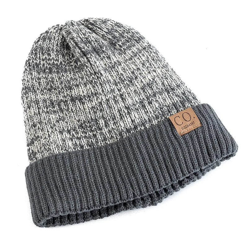 Two-Tone Fleece-Lined Beanie
