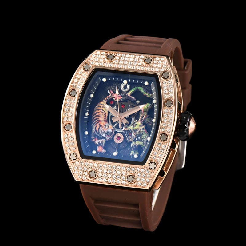 Electro-Plated 'Diamond' Barral Quartz Watch