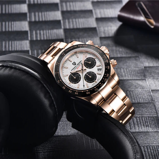 Premium ‘Genuine’ Pagani Design V2 'Relogio Masculino' Retro Sapphire Watch