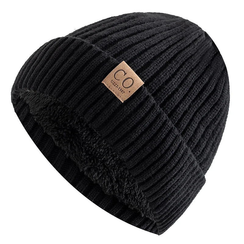Two-Tone Fleece-Lined Beanie