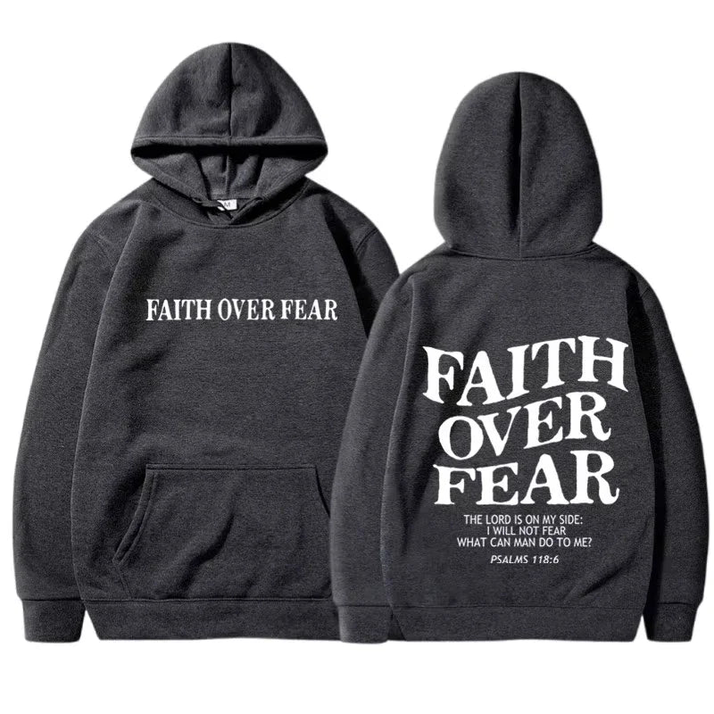 'FAITH OVER FEAR' Harajuku Hoodie