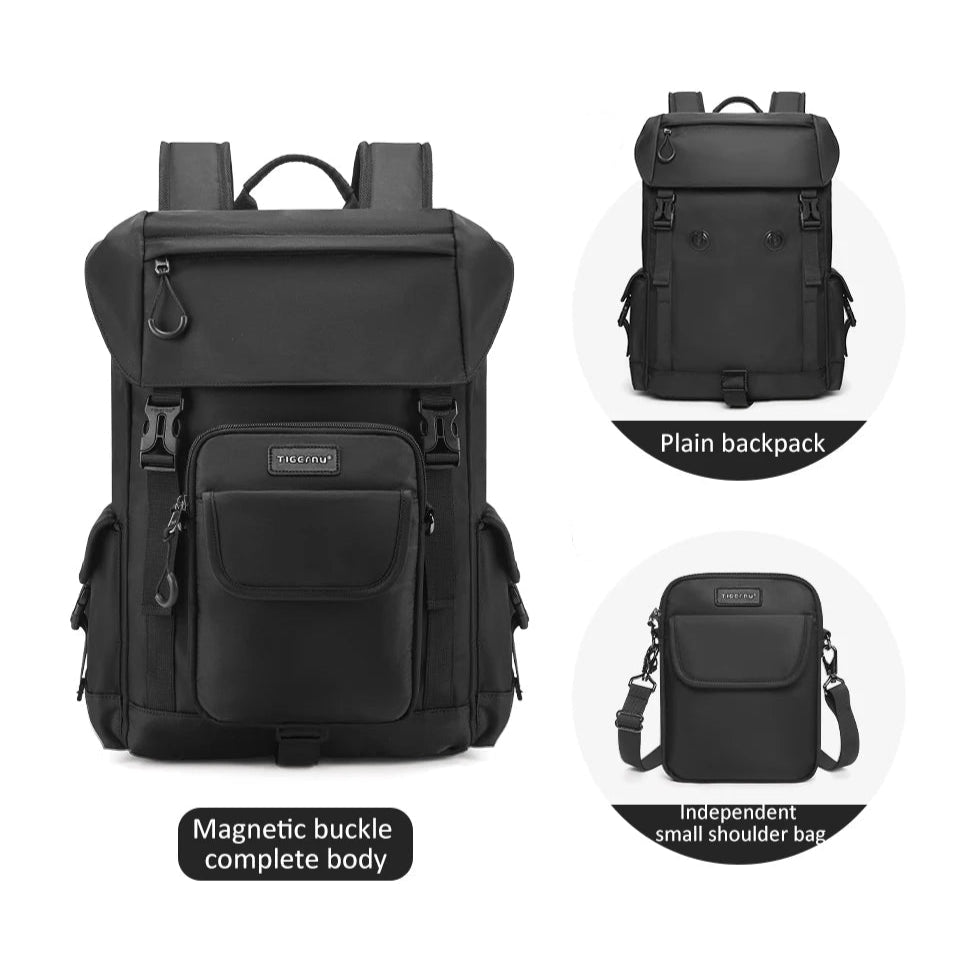 Multi-functional Modular Backpack With Removable Small Shoulder Bags