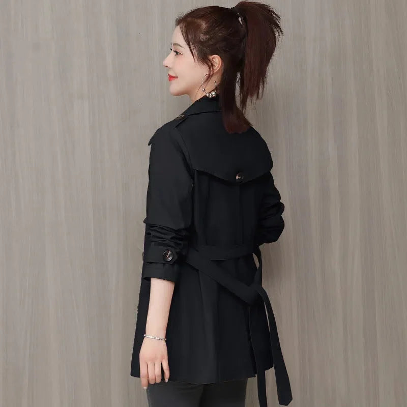 Women's 2024 Belted Spring Windbreaker