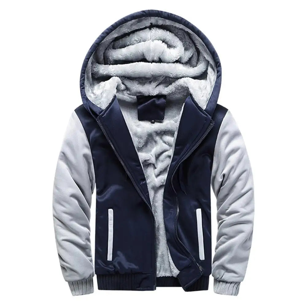 Men's Camo Fleece Winter Jacket