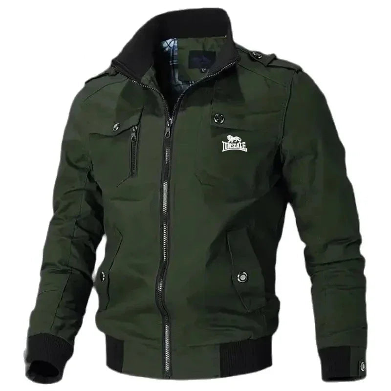 Men's Multi-functional Embroidered Cotton Varsity Jacket (2024)