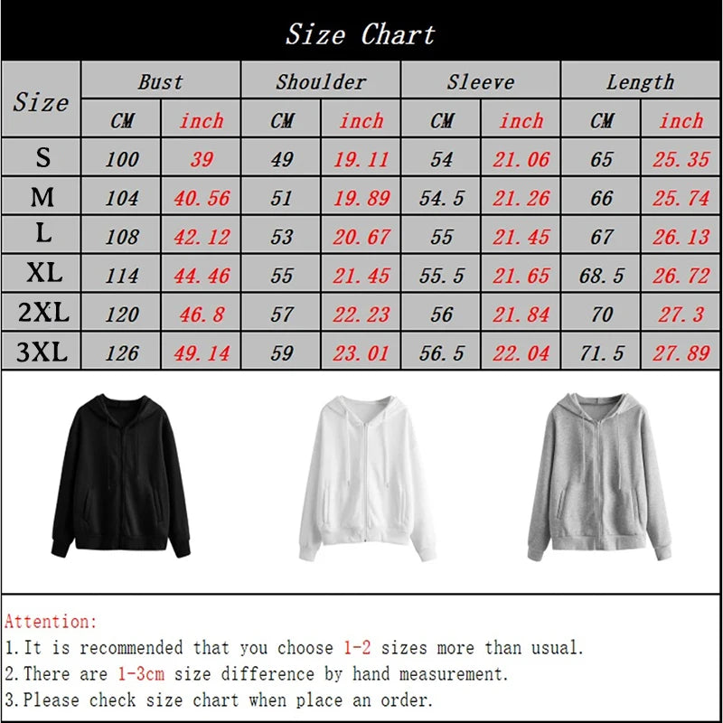 Casual Zip Hoodie Sportswear