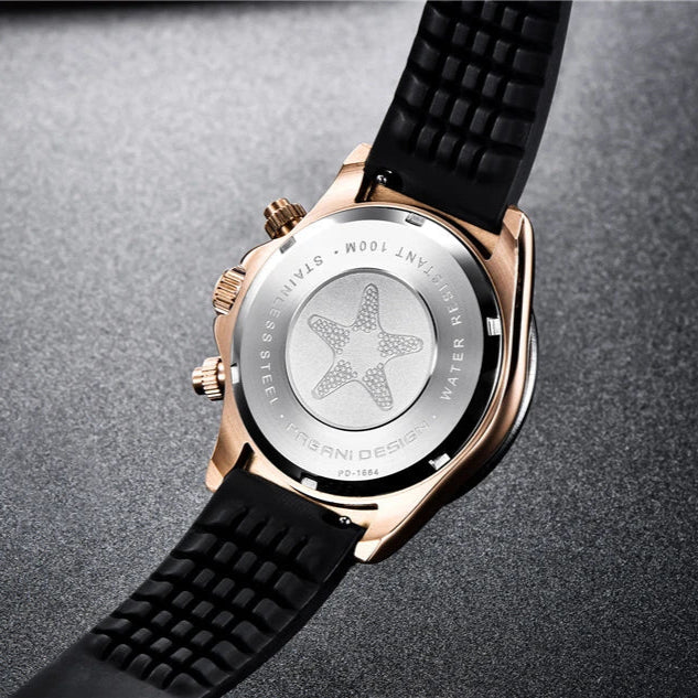 Premium ‘Genuine’ Pagani Design V2 'Relogio Masculino' Retro Sapphire Watch
