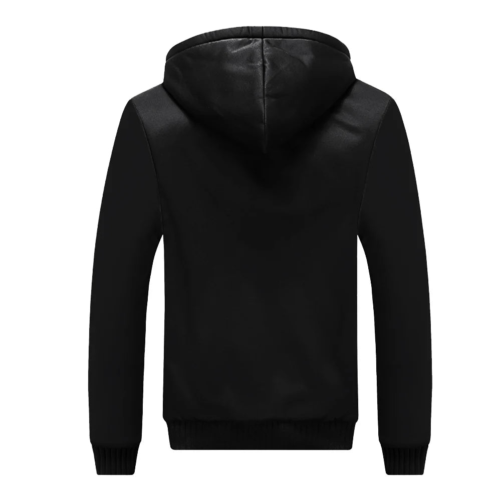 Men's Camo Fleece Winter Jacket
