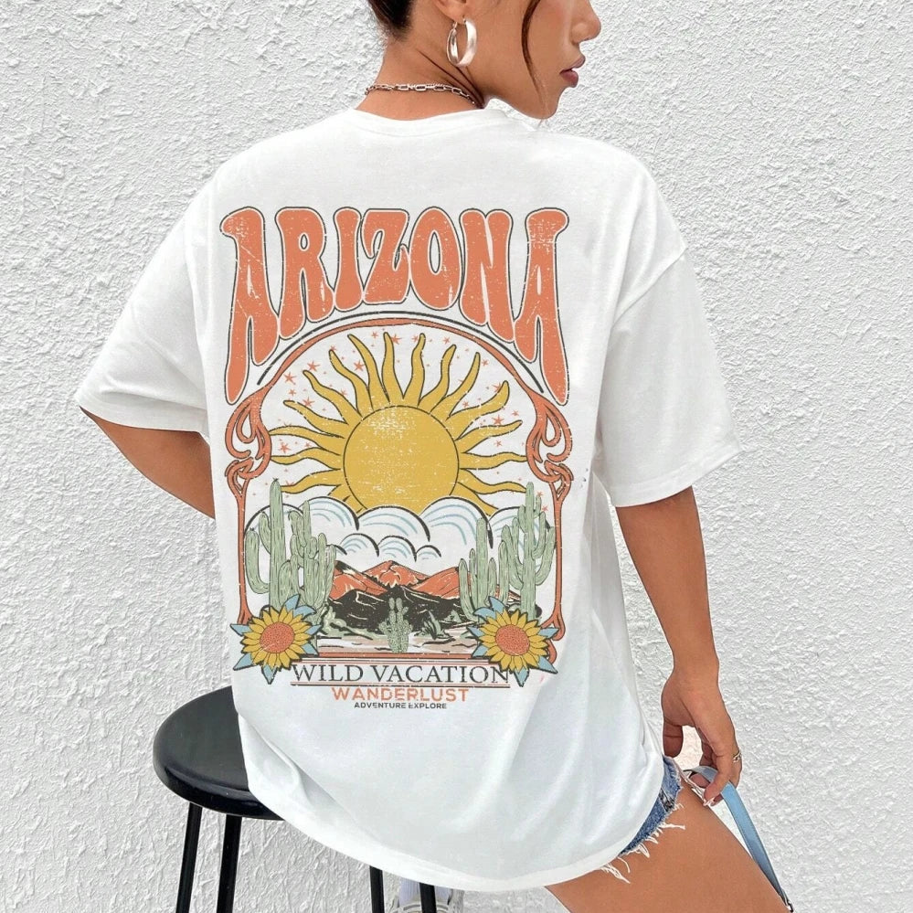 Arizona Vista Graphic Harajuku Tee