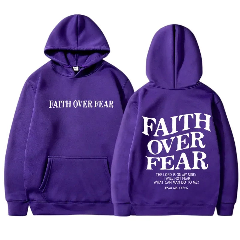 'FAITH OVER FEAR' Harajuku Hoodie