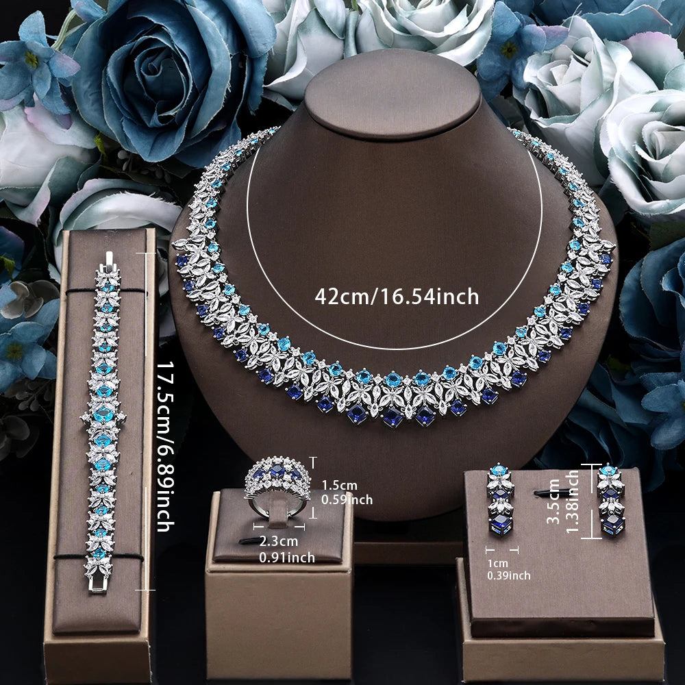 2025 Cubic Zirconia Bridal Ring Set