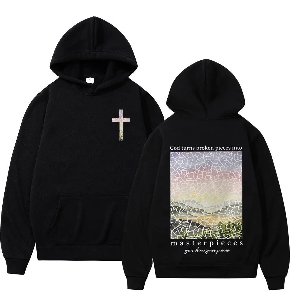 Christian 'Faith Over Fear' Bible Verse Hoodies