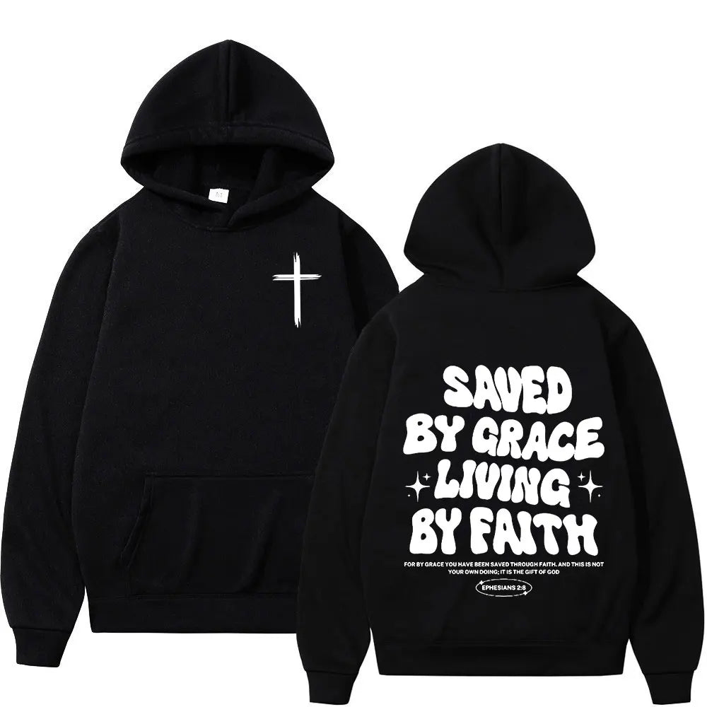 Christian 'Faith Over Fear' Bible Verse Hoodies