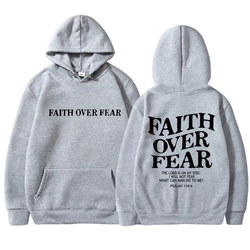 'FAITH OVER FEAR' Harajuku Hoodie