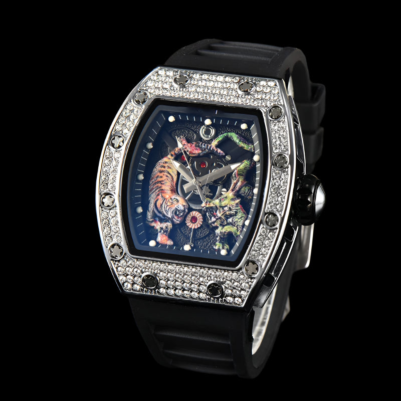 Electro-Plated 'Diamond' Barral Quartz Watch